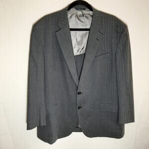 Brooks Brothers Madison 46R Blazer Grey Wool Blend BrooksCool Full Canvas